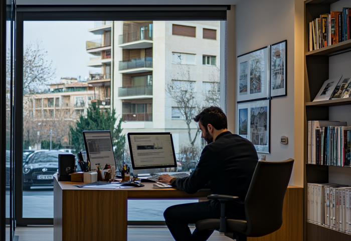 Un agent immobilier à son compte